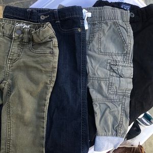 4 pairs of 12-18 month toddler boy pants